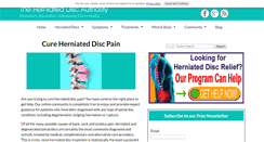 Desktop Screenshot of herniated-disc-pain.org